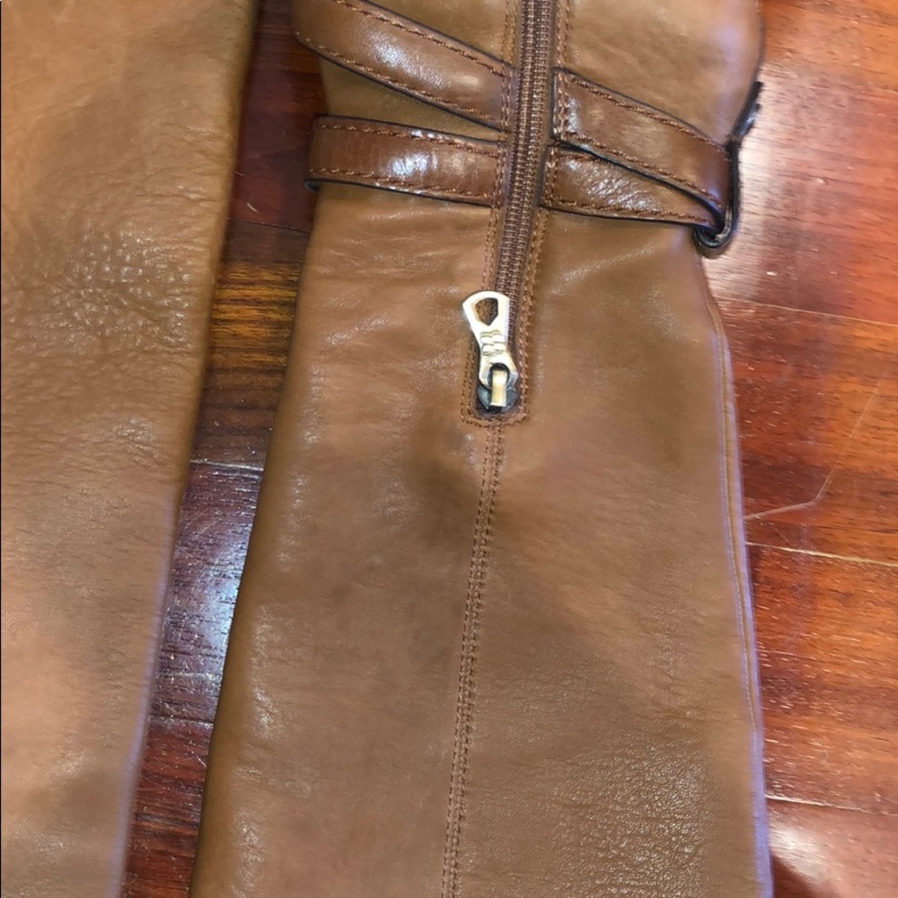 BCBG Remy Leather Remy Wedge Boot - Picture 4 of 8